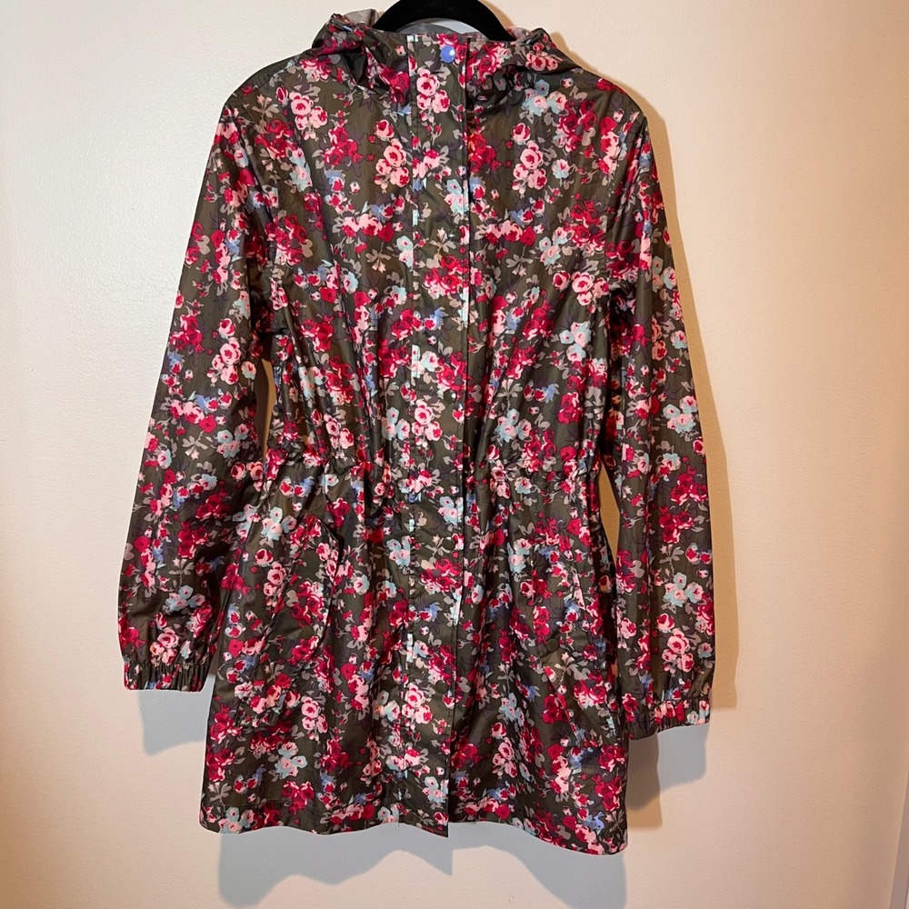 Joules Right As Rain Go Lightly Packable Rain Coat Waterproof Breathable Size 4 - Picture 2 of 16